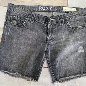Roxy Skinny Fit Grey /Worn Jean Shorts